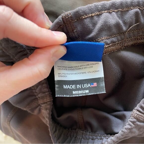 Iridēon Brown Suede Patch Equestrian Pants Size Medium - Picture 5 of 6